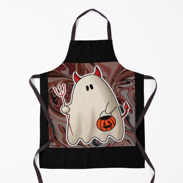 Item preview, Trick or treat devil ghost designed and sold by spookdoodle.co.