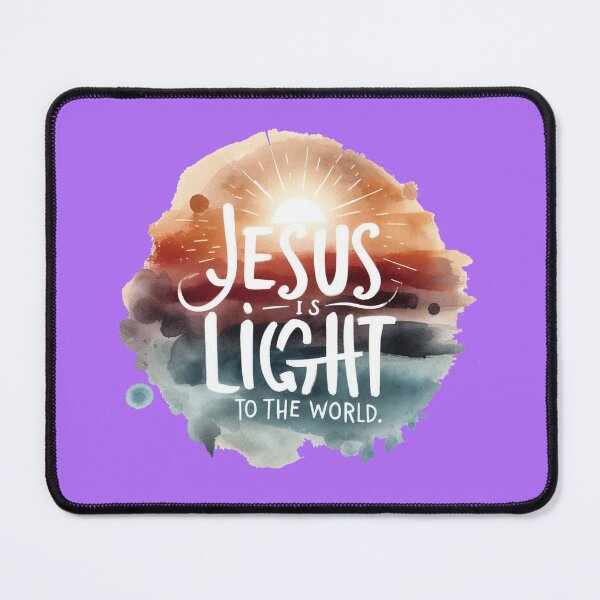 Item preview, Jesus is Light to the World - Retro Minimalist Design ,  designed and sold by PaintMeWorld.