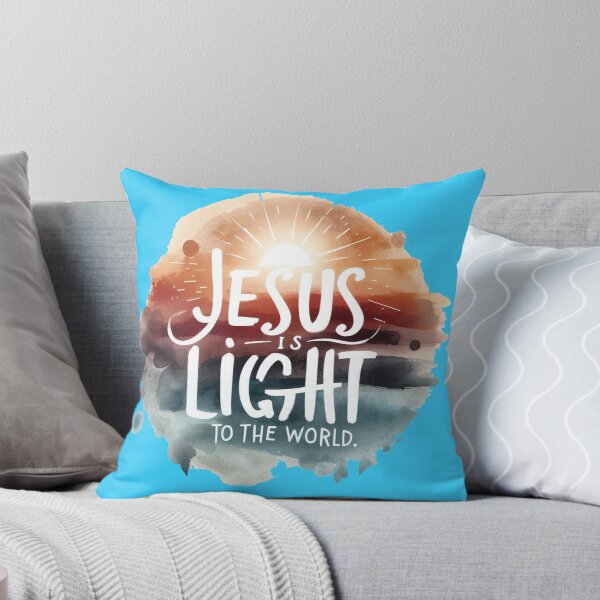 Item preview, Jesus is Light to the World - Retro Minimalist Design ,  designed and sold by PaintMeWorld.