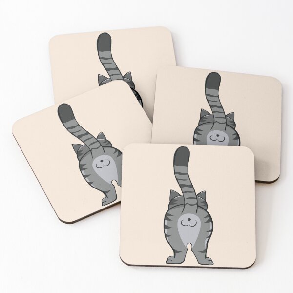 Item preview, Cute Cartoon Cat Bum designed and sold by FluffyFlonk.