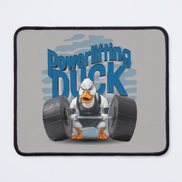 Item preview, Bodybuilder duck - Quacking workout - Strong duck - Bodybuilder duck - Powerlifting duck designed and sold by JansenGS.
