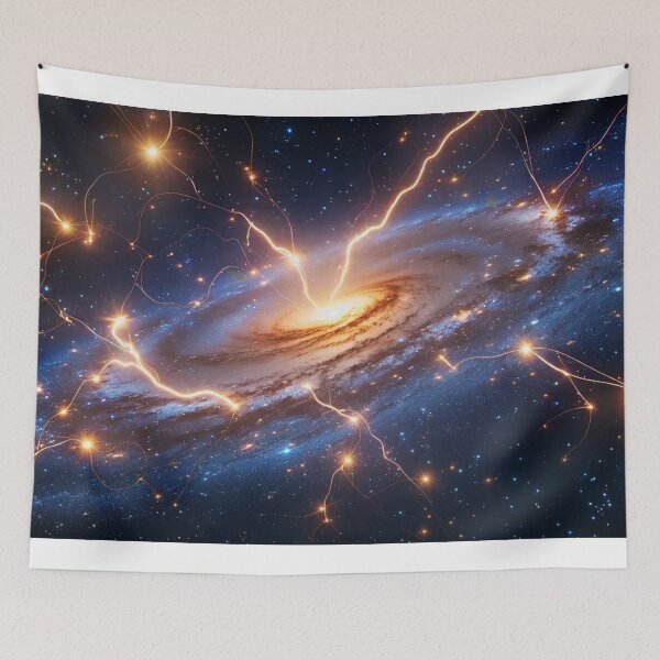 Item preview, Electric Cosmos - Space and Stars designed and sold by eXtraHumans.