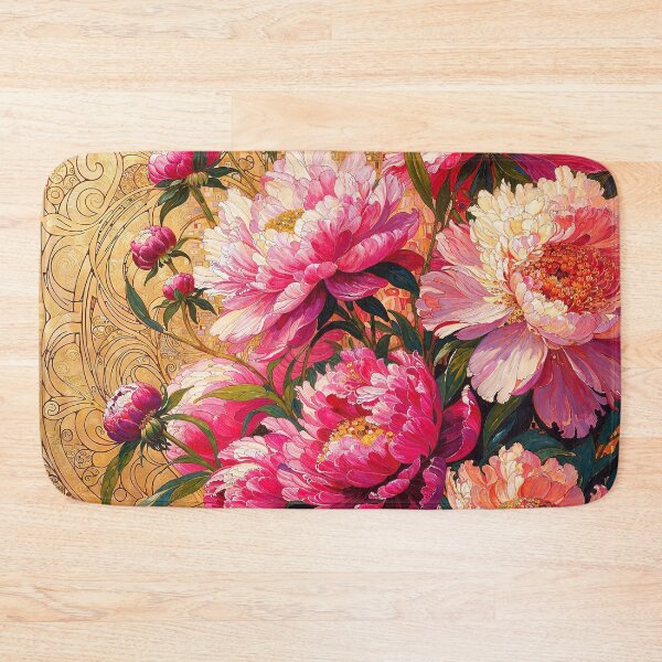 Item preview, Alphonse Mucha Pink Peonies designed and sold by maniacfitness.