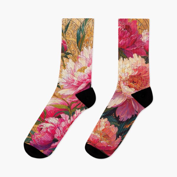 Item preview, Alphonse Mucha Pink Peonies designed and sold by maniacfitness.