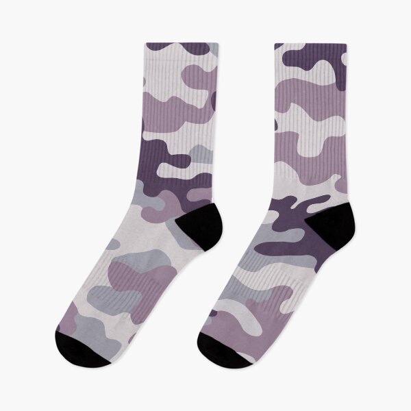 Item preview, A design of a camouflage fabric with a blend of lavender, soft grey, and dusty rose. designed and sold by HEMRO.