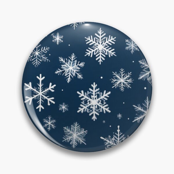 Item preview, seamless minimalist Snowflake winter pattern designed and sold by brandingpro.