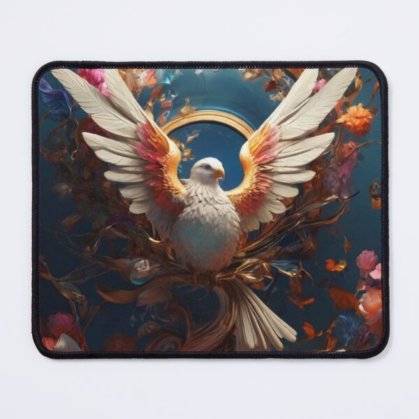 Item preview,  White dove immersed in colorful flowers. designed and sold by KilianSzmid.