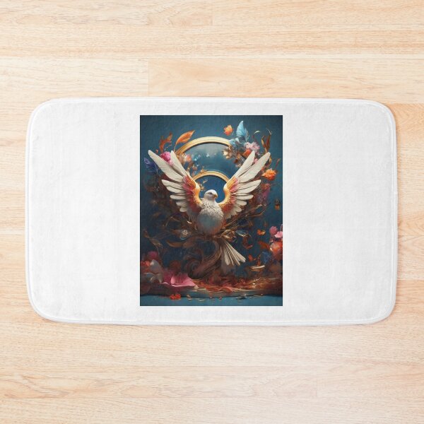 Item preview,  White dove immersed in colorful flowers. designed and sold by KilianSzmid.