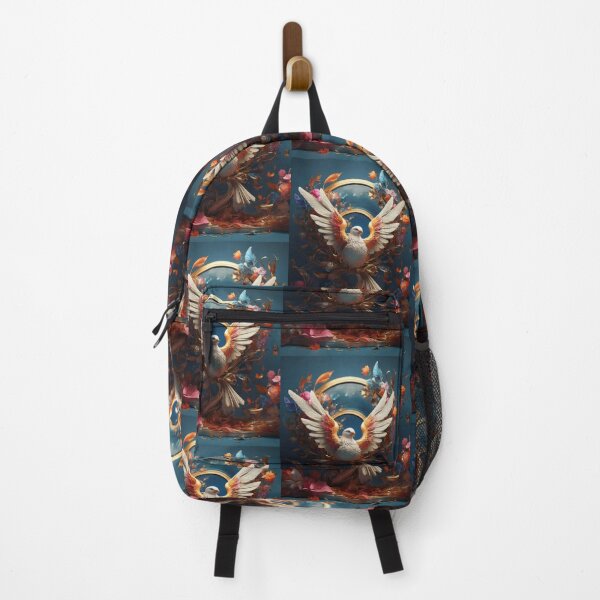 Item preview,  White dove immersed in colorful flowers. designed and sold by KilianSzmid.