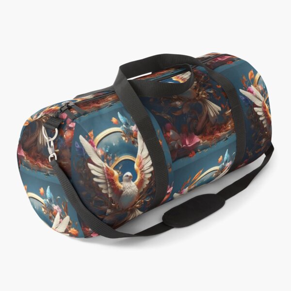 Item preview, White dove immersed in colorful flowers. designed and sold by KilianSzmid.
