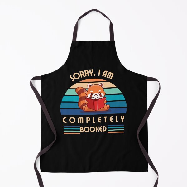 Item preview, Sorry I am completely booked Red Panda book reader designed and sold by sydney-syder.