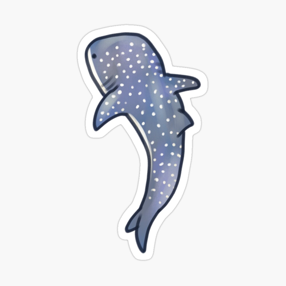 Whale shark art Poster