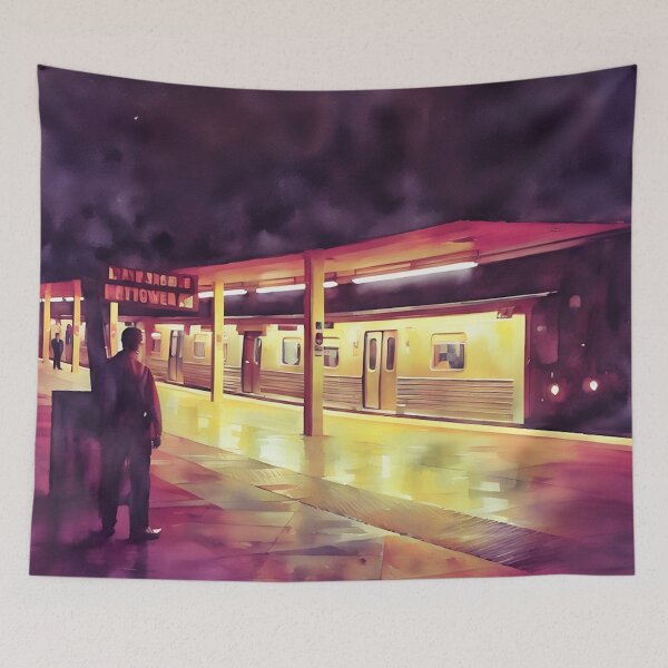 Item preview, Late Night Commute designed and sold by RCWatercolours.