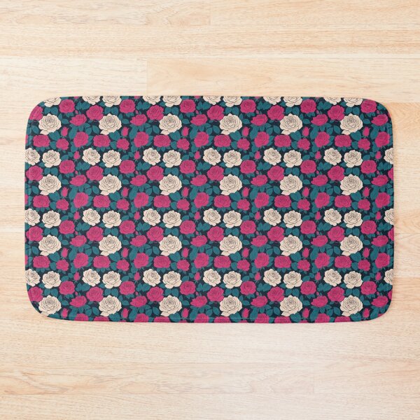 Item preview, Seamless minimalist rose flower pattern designed and sold by brandingpro.