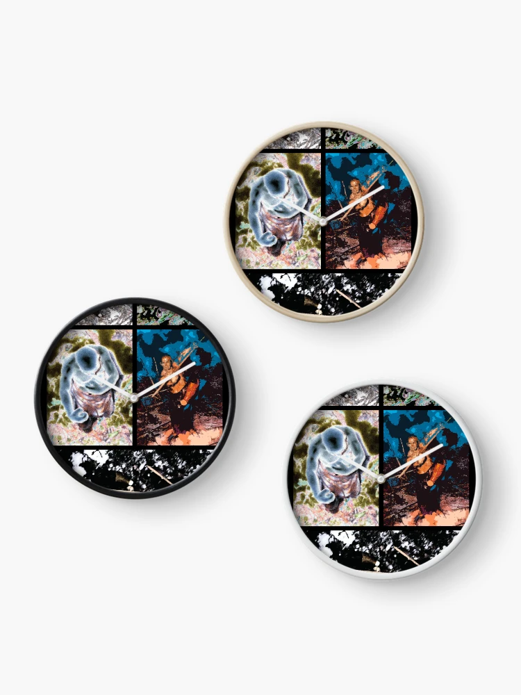 Thumbnail 3 of 4, Clock, Shaolin Monks designed and sold by InfinitePathArt.