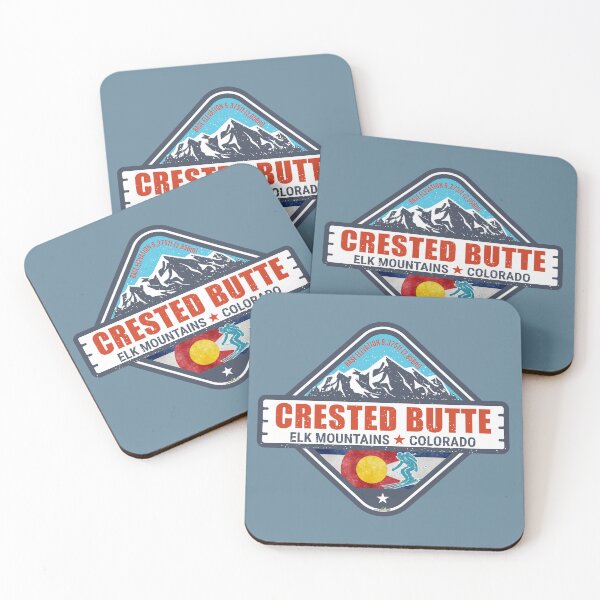 Item preview, Crested Butte Colorado Ski Snowboard Sticker T-Shirt designed and sold by OuterShellUK.