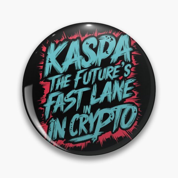 Item preview, Kaspa The Future's Fast Lane In Crypto designed and sold by RadDeck.