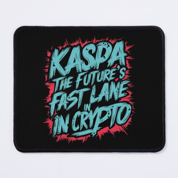 Item preview, Kaspa The Future's Fast Lane In Crypto designed and sold by RadDeck.