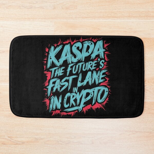 Item preview, Kaspa The Future's Fast Lane In Crypto designed and sold by RadDeck.