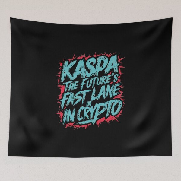 Item preview, Kaspa The Future's Fast Lane In Crypto designed and sold by RadDeck.
