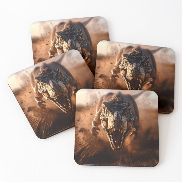 Item preview, Relentless Roar: The T-Rex in Full Pursuit designed and sold by AI-Only Creations.