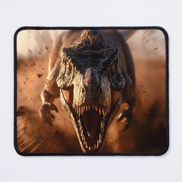 Item preview, Relentless Roar: The T-Rex in Full Pursuit designed and sold by AI-Only Creations.