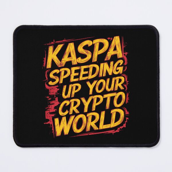 Item preview, Kaspa Speeding Up Your Crypto World designed and sold by RadDeck.