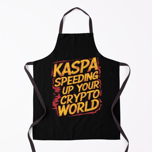 Item preview, Kaspa Speeding Up Your Crypto World designed and sold by RadDeck.