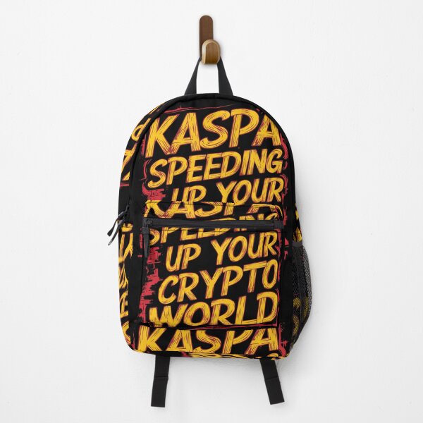 Item preview, Kaspa Speeding Up Your Crypto World designed and sold by RadDeck.