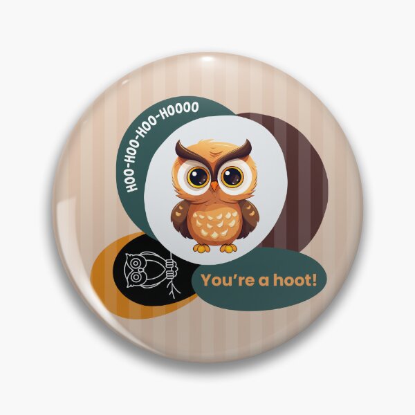 Aperçu de l'œuvre Hibou mignon "hou-hou-hou-houo" créée et vendue par CHANCHANAI.