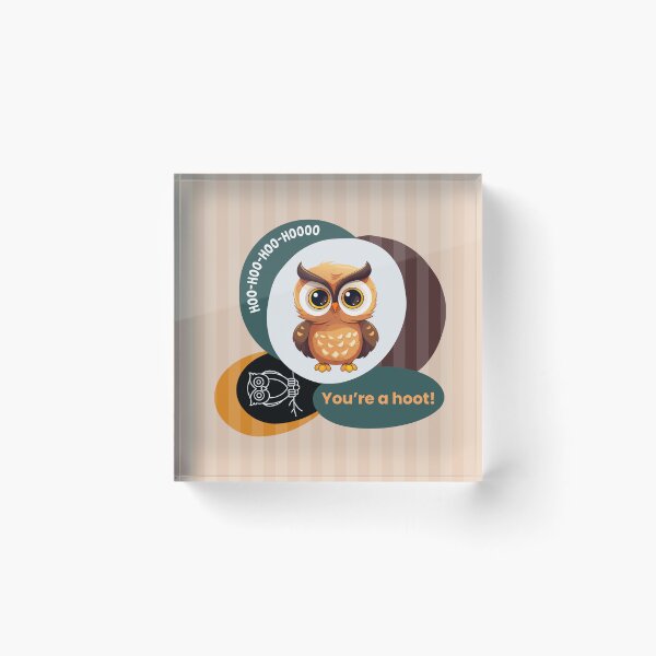 Item preview, Cute OWL "hoo-hoo-hoo-hooo" designed and sold by CHANCHANAI.