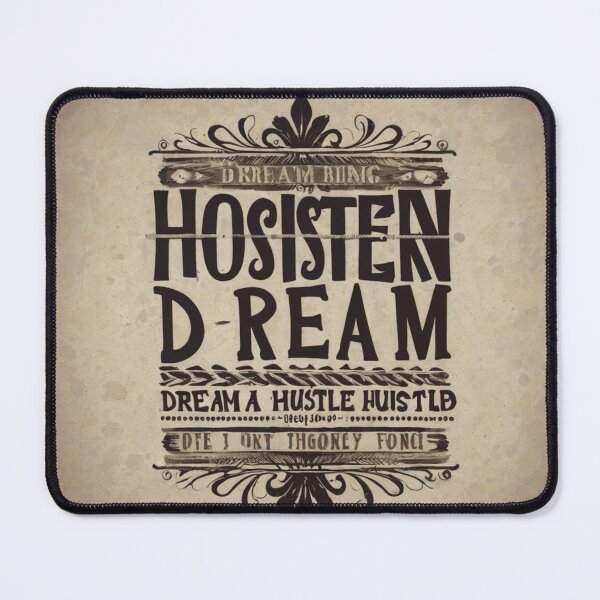 Item preview, Dream Big, Hustle Hard ,Modern Typography Inspiration designed and sold by PopArtFever.