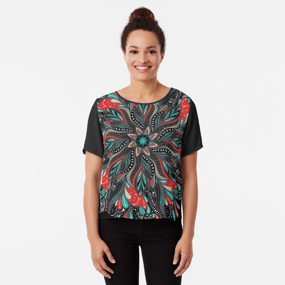 Mandala Flowers Blusa