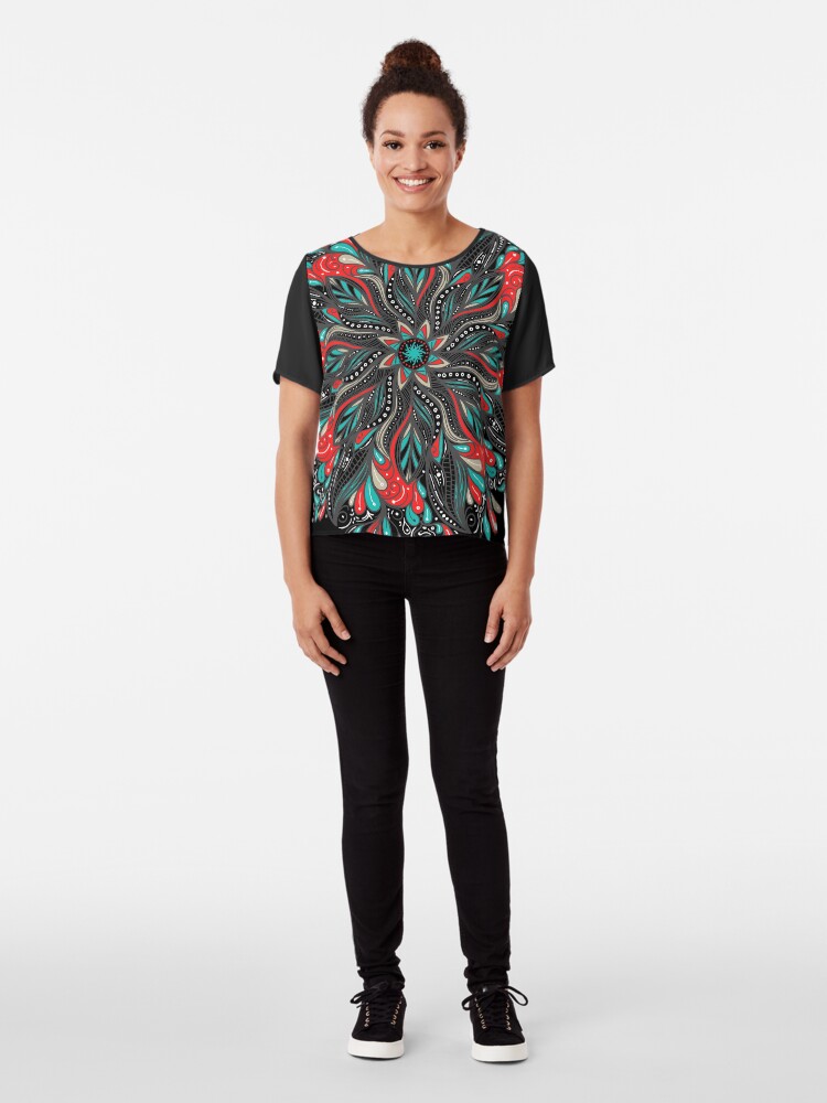 Vista alternativa de Blusa Mandala Flowers