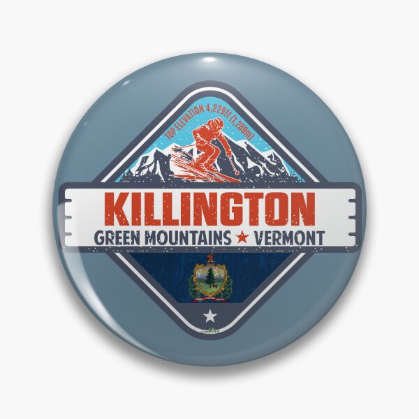 Item preview, Killington Vermont Ski Snowboard Sticker T-Shirt 01 designed and sold by OuterShellUK.