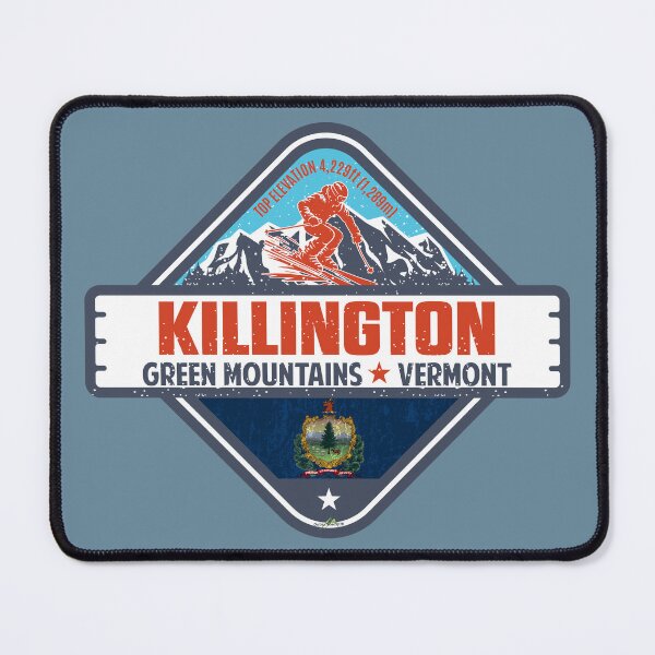 Item preview, Killington Vermont Ski Snowboard Sticker T-Shirt 01 designed and sold by OuterShellUK.