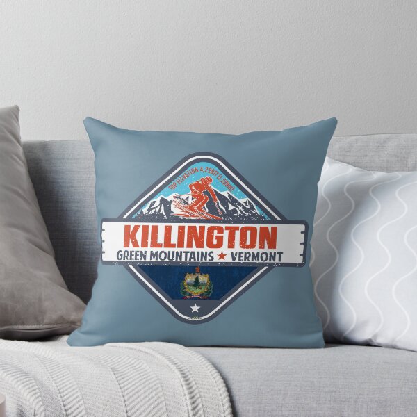 Item preview, Killington Vermont Ski Snowboard Sticker T-Shirt 01 designed and sold by OuterShellUK.