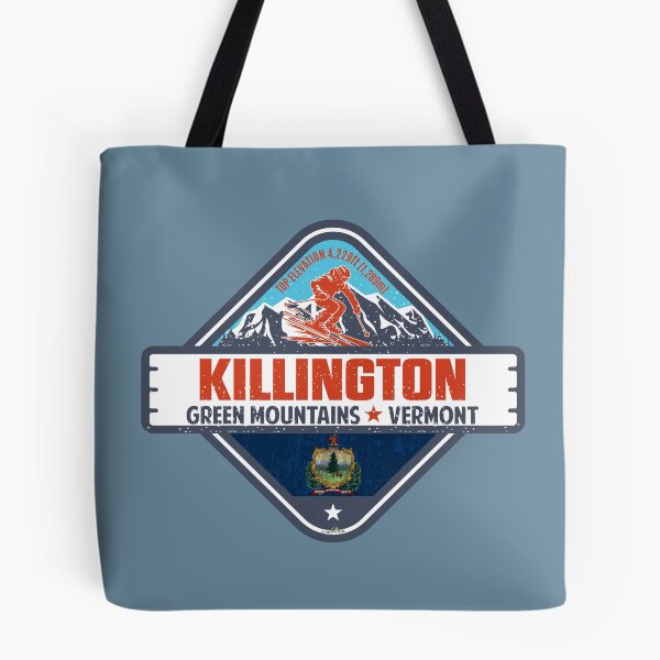 Item preview, Killington Vermont Ski Snowboard Sticker T-Shirt 01 designed and sold by OuterShellUK.