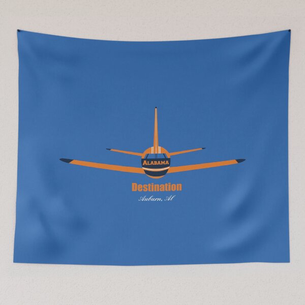 Item preview, Destination Auburn Alabama AL Airplane Airport Logo  designed and sold by Lartheviking.