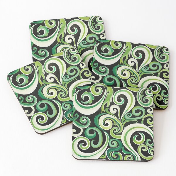 Item preview, New Zealand Māori Paua Koru Pattern Design Art designed and sold by GrinGalore.