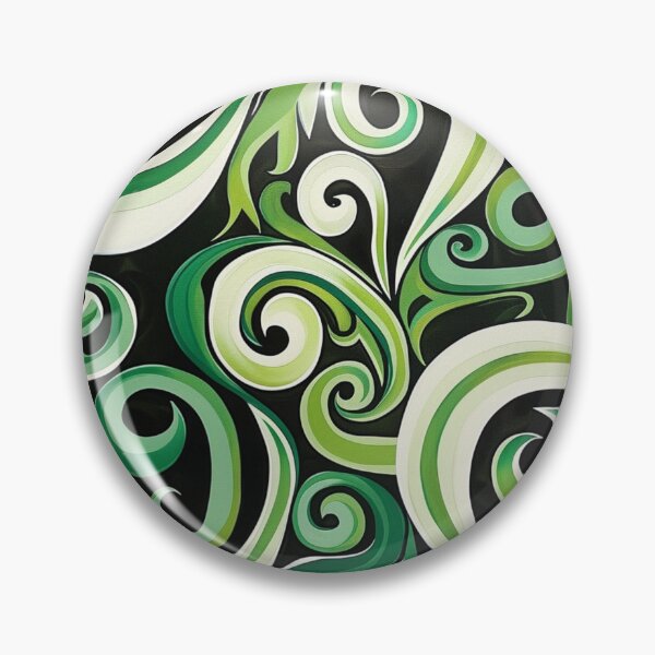 Item preview, New Zealand Māori Paua Koru Pattern Design Art designed and sold by GrinGalore.