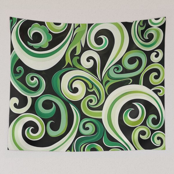 Item preview, New Zealand Māori Paua Koru Pattern Design Art designed and sold by GrinGalore.