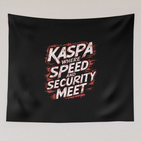 Item preview, Kaspa Where Speed And Security Meet designed and sold by RadDeck.