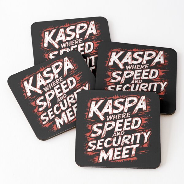 Item preview, Kaspa Where Speed And Security Meet designed and sold by RadDeck.