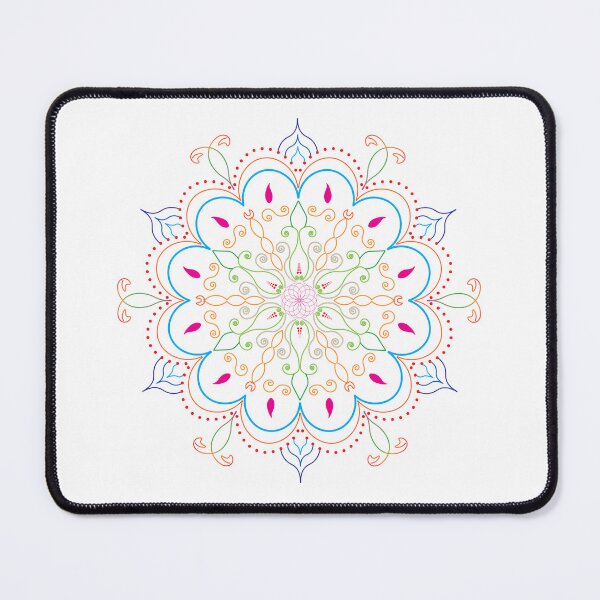 Item preview, Drawing circle flower, beautiful colorful circle flower. designed and sold by MiMee4451.