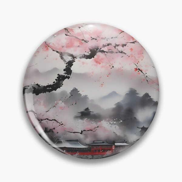 Item preview, Japanese Sumi e Landscape designed and sold by Tamas Das.