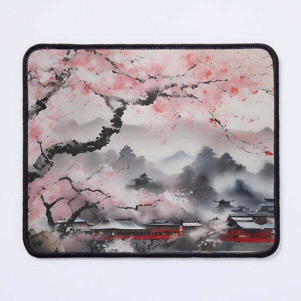 Item preview, Japanese Sumi e Landscape designed and sold by Tamas Das.