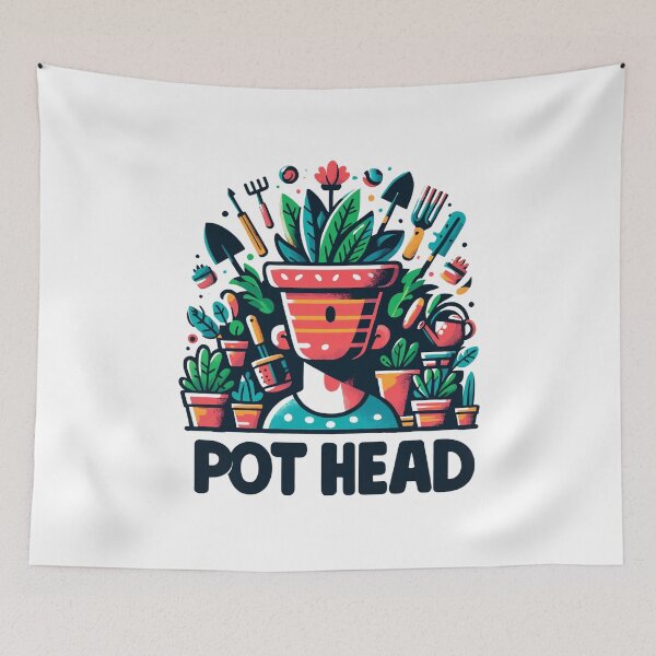 Item preview, 'POT HEAD' Funny Gardening Gift Idea designed and sold by RootedAvenueCo.