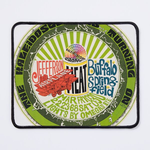 Item preview, Viintage 1968 psychedelic concert poster Jefferson Airplane designed and sold by colliophoto.