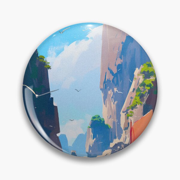 Item preview, Experience the breathtaking beauty of Ha Long Bay with this captivating illustration. Featuring majestic cliffs and traditional boats, it encapsulates the tranquil spirit of this natural wonder, making it a perfect addition to any art collection. designed and sold by ChillinTurtles.